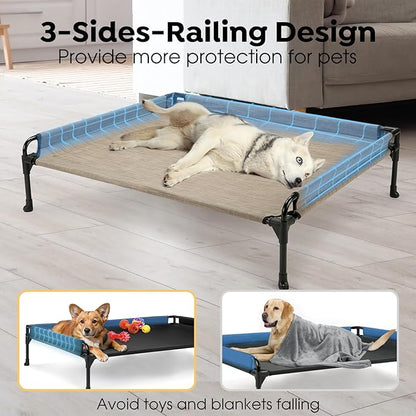 Veehoo Elevated Raised Dog Bed-Cooling Outdoor Dog Cot 30"x 22"