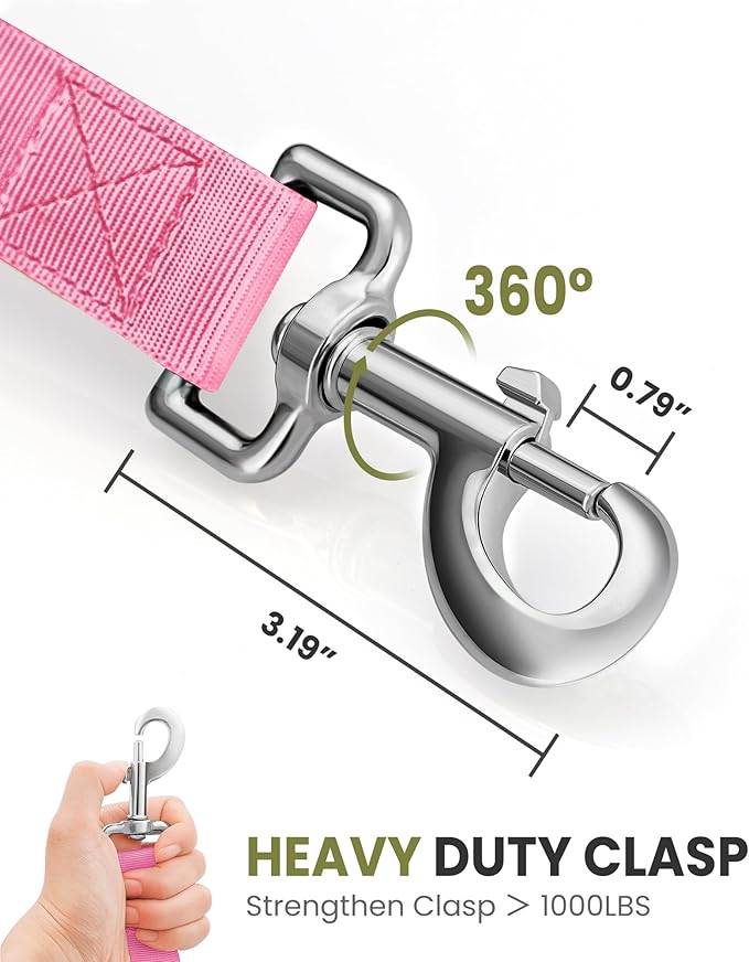 OutdoorMaster Bungee Dog Leash 2 Padded 6 FT