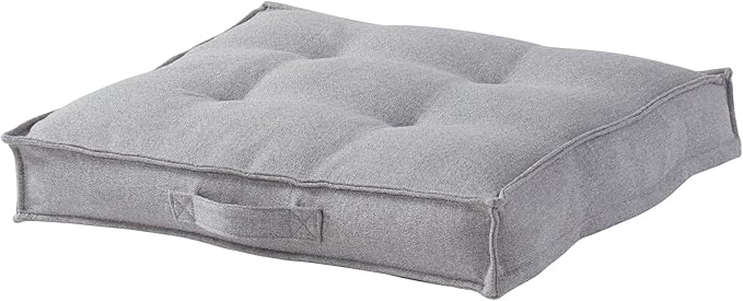 Happy Hounds Milo Square Tufted Pillow Dog Bed (24" x 24"), 24.0" 24.0" W 5.0" Th