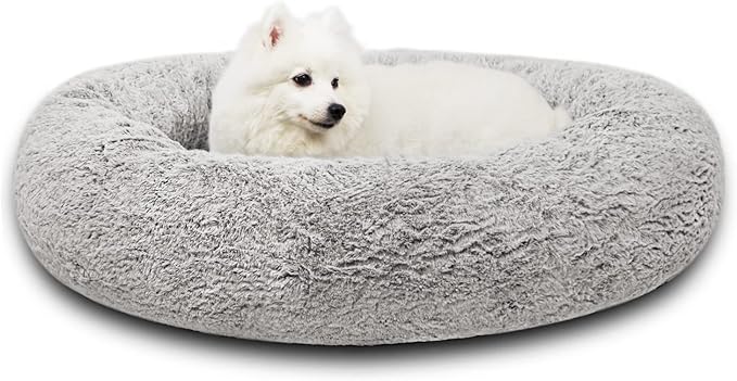 N&V Medium Orthopedic Donut Dog Bed