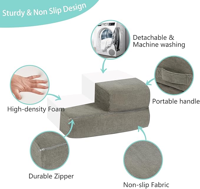 Dog Stairs for Small Dogs 9" 2