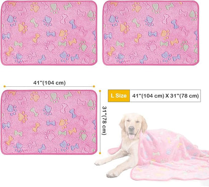 Dono 1 Pack 3 Dog Blankets for Small Dogs (40 * 30")