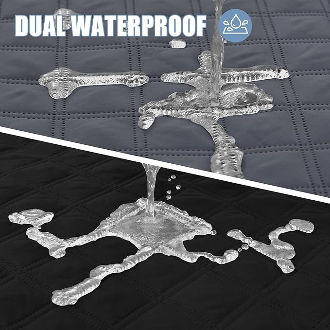 smiry Waterproof Dog Blanket (52"x82", Dark