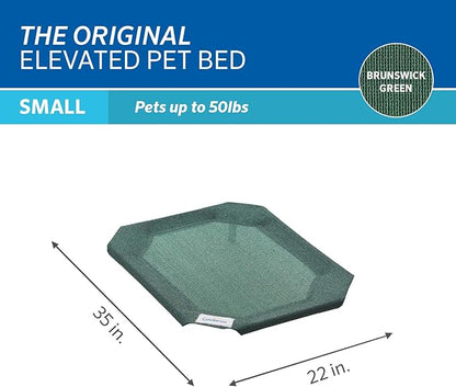 Original Pet Bed Replacement Cover - Brunswick Green - Small (28" x 21.5")