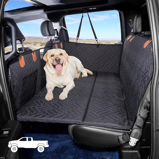 YJGF Dog Back Seat Extender for Truck F150/RAM1500/Silverado (black)