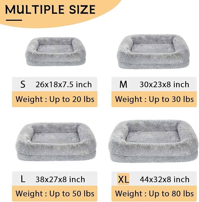 pettycare Calming Dog Beds for X-Large Dogs