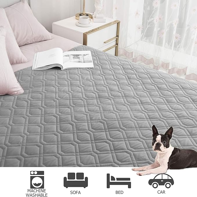 Ameritex Waterproof Dog Bed Cover Pet Blanket for Furniture Bed Couch Sofa Reversible