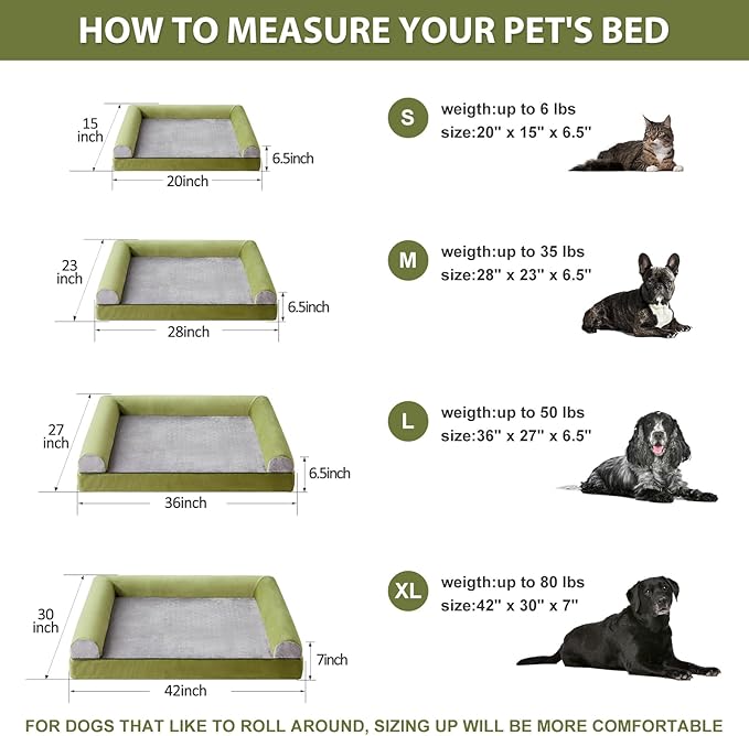 BFPETHOME Washable Dog Beds for Extra Large Dogs