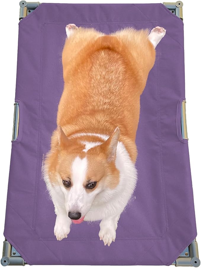 Love&go Elevated Dog Bed with Metal Frame Medium-29.9x19.5x5.5 inch)