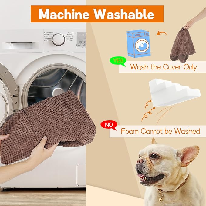 Supet Dog Stairs for Small Medium Large Dogs to Get on Bed