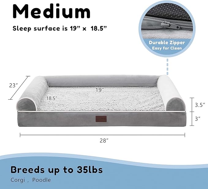 Orthopedic Dog Bed for Medium Size Dog
