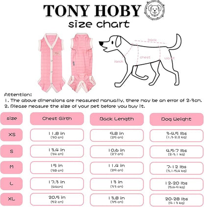 TONY HOBY Dog Pajamas
