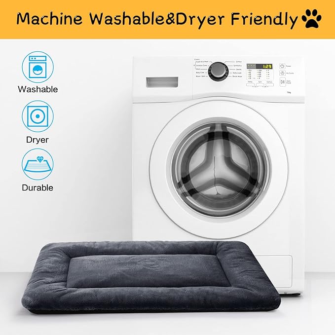 Dog Beds Crate Pad for Extra Large Dogs Fit Metal Dog Crates 48inch