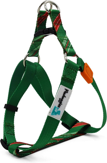 Tri-Color Dog Harness for Medium Dogs Step-in Adjustable Dog Harness