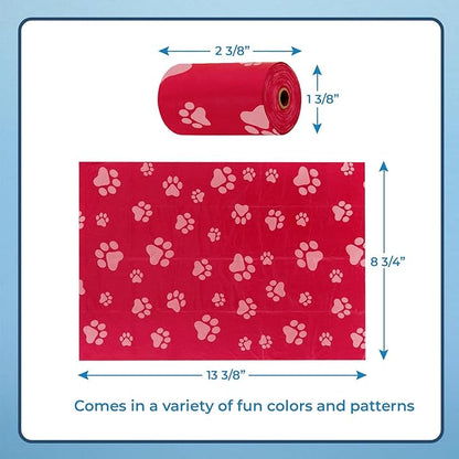 Best Pet Supplies Dog Poop Bags (240 Bags) for Waste Refuse Cleanup