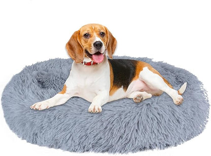 Calming Dog Bed for Small Medium Large Dogs (36 x 36 Inch,