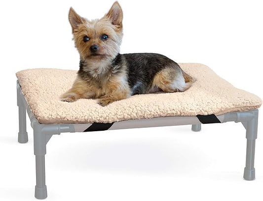 K&H Pet Products Original Microfleece Pad for Outdoor Raised Dog Bed 17 X 22 Inches