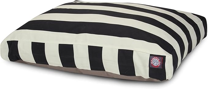 Majestic Pet Rectangle Large Dog Bed Washable – Non Slip Comfy Pet Bed – Dog Crate Bed with Removable Washable Cover – Dog Kennel Bed for Sleeping 50x42x5 Inch