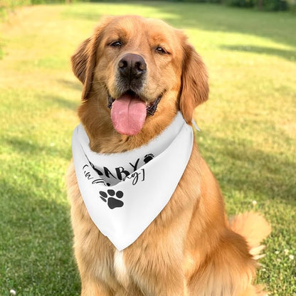 Dog Bandana Pregnancy Announcement Bandana for Dogs Baby