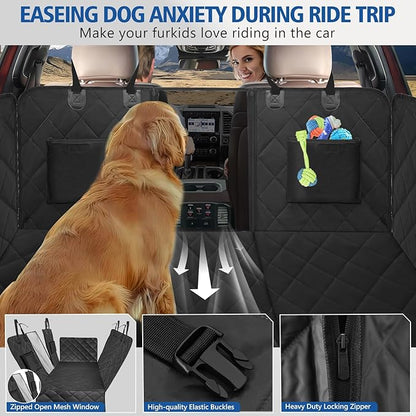 FULIDOUER Truck Back Seat Extender for Dogs 400lbs, Hard