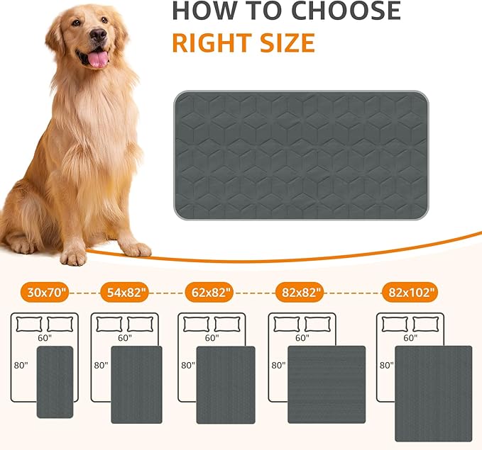 LOOBANI Waterproof Dog Blanket: 2 Pack Washable Pet