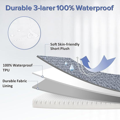 JOEJOY Orthopedic Dog Bed for Extra Large Medium Dogs (44"x32"x3")