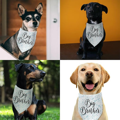 Big Brother Dog Bandanas Gender Reveal Pregnancy Announcement