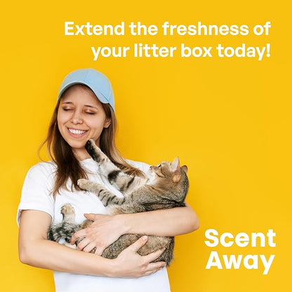 Cat litter Deodorizer Litter Box Odor Eliminator | Fragrance Free Cat Litter Deodorizer with ACTIVE CARBON | Eliminates Cat Odors and Smells to Keep Your Home Fresh and Clean (25 LBs)