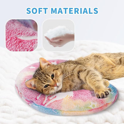 Glow-in-the-Dark U-Shaped Calming Pet Pillow for Dogs & Cats