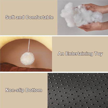 Jiupety Cute Cat Bed Honey Pot 16 Lbs