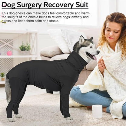 Hamiledyi Dog Onesie Anti-Licking Dog Bodysuit Spay Surgical