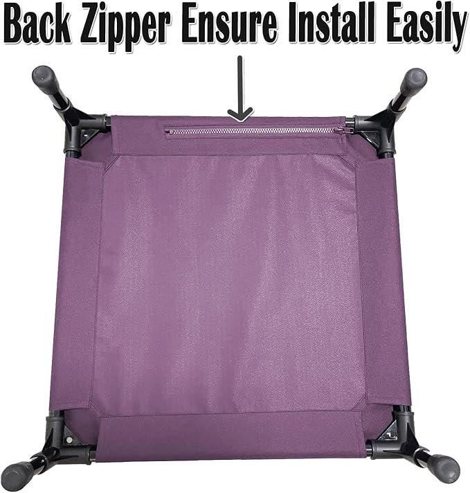 Love&go Elevated Dog Bed with Metal Frame Small-18.5x18.5x5.5 inch)