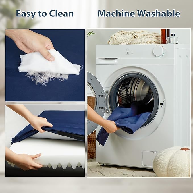 RRPETHOME Waterproof Outdoor Dog Beds Large Sized Dog