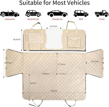 Dog Car Seat Cover for Back Seat Car Hammock
