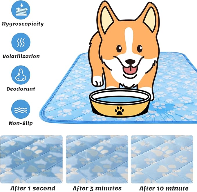 Rywell Upgrade Self-Cooling Mat for Dogs Extra Large 44'' x 32'' -