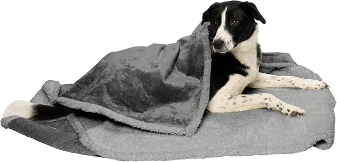 Furhaven Waterproof & Self-Warming Throw Blanket for Dogs & Indoor Cats