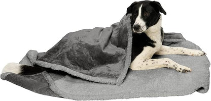 Furhaven Waterproof & Self-Warming Throw Blanket for Dogs & Indoor Cats