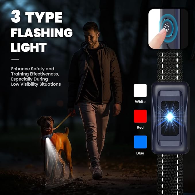 UPGRADED 4265FT Dog Shock Collar with Remote Control IP67 Dog 8-150 Lbs