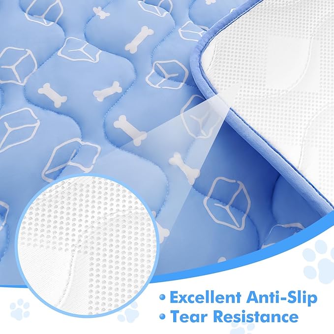 Rywell Dog Cooling Mat 2.0 44 * 32 Thicken Fiber(QMAX>0.5) for