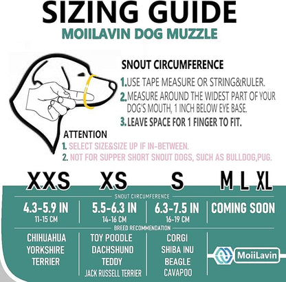 Dog Muzzle for Small Dogs Breathable Adjustable