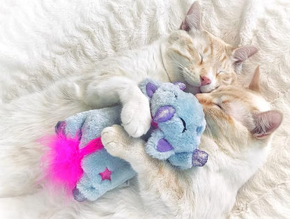 Catstages Cuddle Pal Microwaveable Plush Unicorn Cat Toy