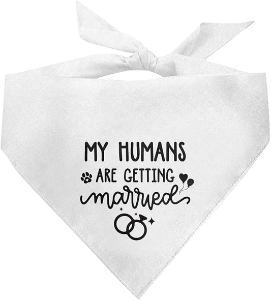 My Human are Getting Married Dog Bandana (D98)
