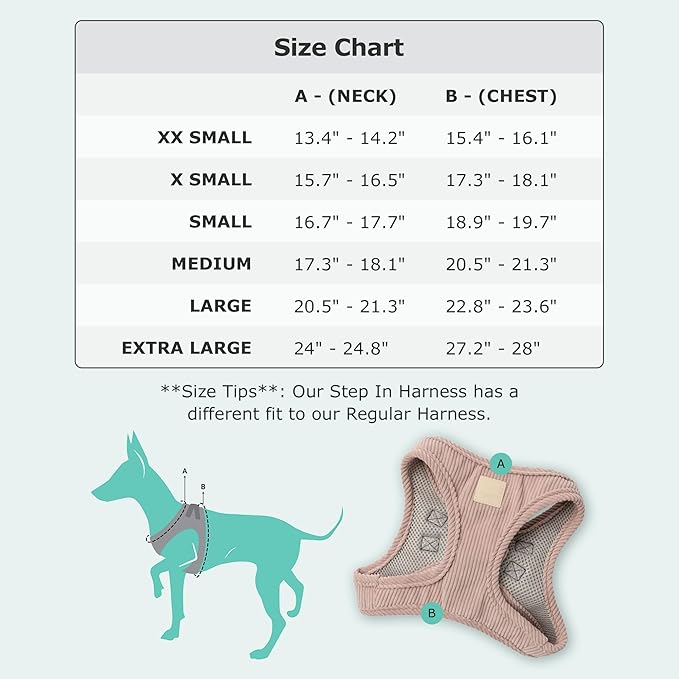 FuzzYard Life Corduroy Step in Dog Harness