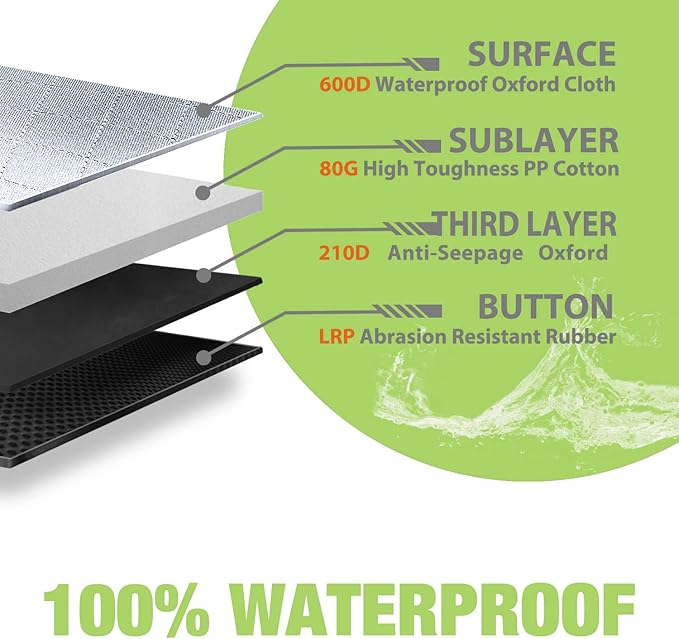 NESTROAD Bench Car Seat Cover for Dogs