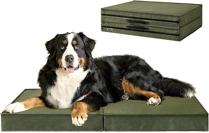 EHEYCIGA Foldable Waterproof Dog Beds for Extra Large Dogs 44 x 32 x 3.5 inches