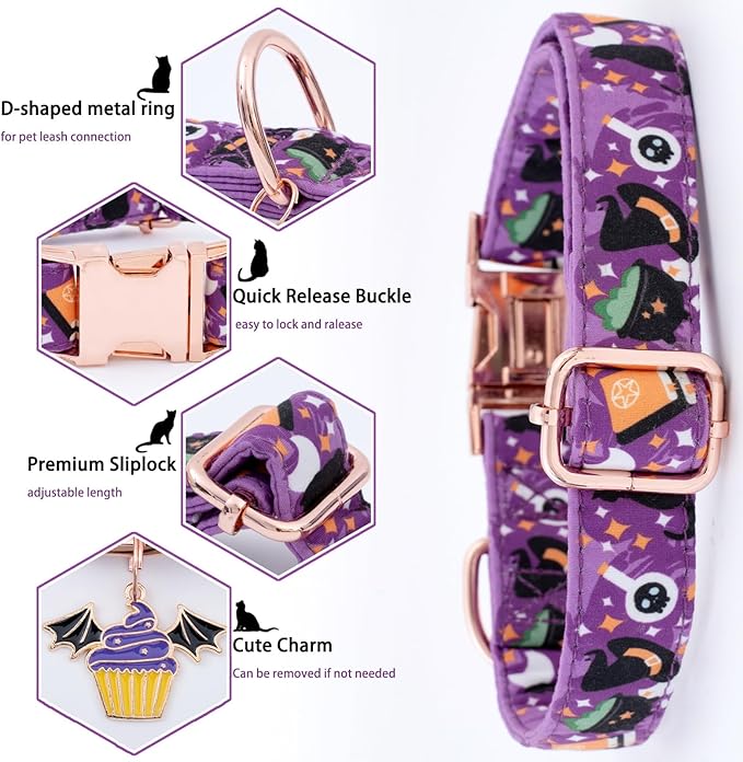 Faygarsle Stylish Bow Tie Dog Collar for Small