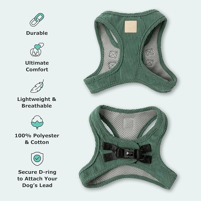 FuzzYard Life Corduroy Step in Dog Harness