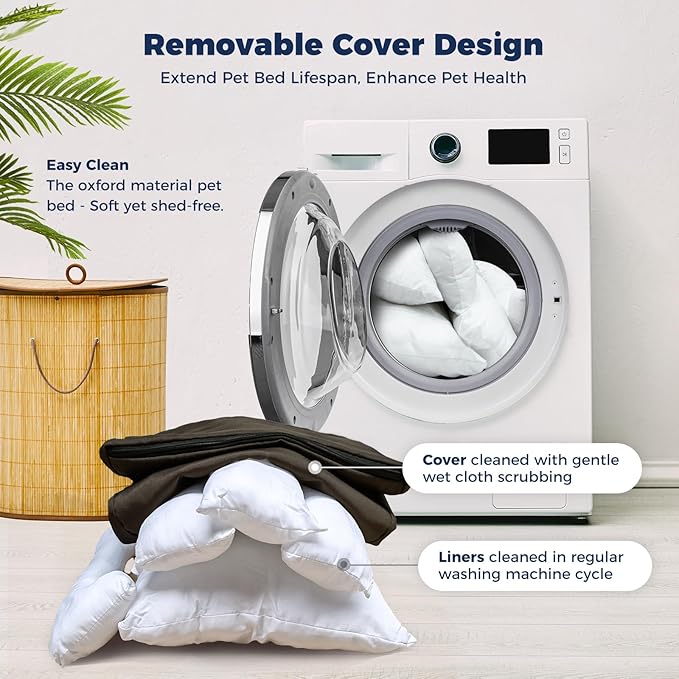 Miguel Waterproof Outdoor Dog Bed for Medium Small Dogs 30 inches