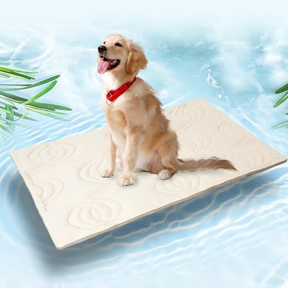 Iced 2.0 Dog Self-Cooling Mat for Large Dog 48"x28", Washable