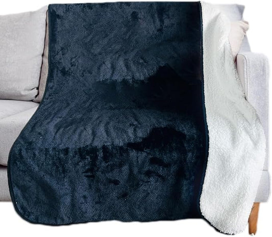 Bucephalus Waterproof Dog Blanket (Black,50"×60")